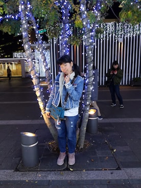 「BRONX（ブロンクス）のアイテム」を使った、とっくんさん（レディース・158cm）の冬コーディネート