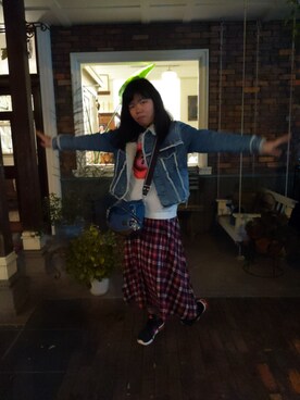 「BRONX（ブロンクス）のアイテム」を使った、とっくんさん（レディース・158cm）の冬コーディネート