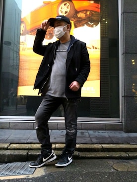「DIESEL（ディーゼル）のアイテム（Tシャツ/カットソー）」を使った、とっくんさん（メンズ・170cm）の春コーディネート