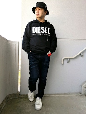「DEISEL」｜とっくんさん（メンズ・170cm）の秋コーディネート