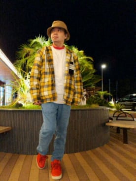 「DIESEL（ディーゼル）のアイテム（ブルゾン）」を使った、とっくんさん（メンズ・170cm）の秋コーディネート