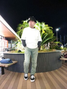 「お洒落さんと繋がりたい」｜「アイテム（MA-1）」を使った、とっくんさん（メンズ・170cm）の冬コーディネート