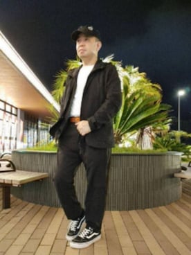 「AVIREX（アヴィレックス）のアイテム（テーラードジャケット）」を使った、とっくんさん（メンズ・170cm）の春コーディネート