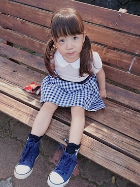 「POLO（ポロ）のアイテム（シューズ）」を使った、shirotanさん（キッズ・100cm）の夏コーディネート