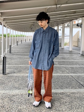 「CHRISTIAN DADA（クリスチャンダダ）のアイテム」を使った、Akira Hamadaさん（メンズ・175cm）の春コーディネート