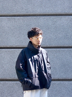「N.HOOLYWOOD（N.ハリウッド）のアイテム（ジャケット/アウター）」を使った、Akira Hamadaさん（メンズ・175cm）の秋コーディネート