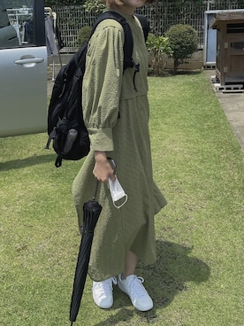 「アイテム（ワンピース/ドレス）」を使った、備忘録さん（レディース・161cm・10代）の夏コーディネート