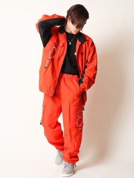 「VISON STREET（ヴィジョン ストリート）のアイテム」を使った、大洋さん（メンズ・168cm）の冬コーディネート