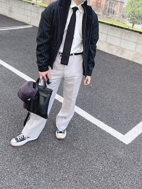 「DELADA（デラダ）のアイテム」を使った、H.Mさん（メンズ・165cm）の夏コーディネート