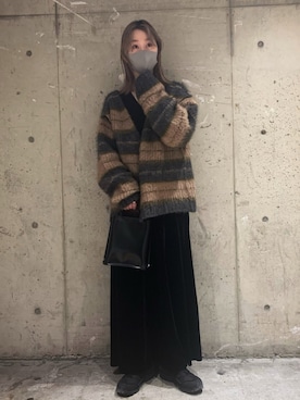 「inov-8（イノヴェイト）のアイテム（シューズ）」を使った、rieさん（レディース・166cm）の冬コーディネート