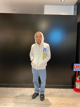 香村大貴さん（メンズ・165cm）の冬コーディネート