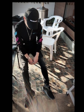 「イージーブースト」｜「アイテム（アクセサリー）」を使った、yuさん（メンズ・173cm）の冬コーディネート