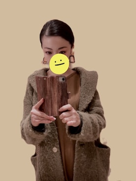 「qualite（カリテ）のアイテム（ピーコート）」を使った、凛さん（レディース・153cm）の冬コーディネート