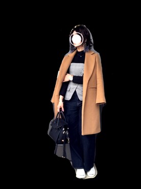 「PLAIN CLOTHING（プレーンクロージング）の【SALE!!】【ZOZOTOWN人気ランキング 1位獲得】シーズンレス2WAYフラップハンドバッグ/ショルダーバッグ（ショルダーバッグ）」を使った、na.___.eさん（レディース・161cm）の秋コーディネート