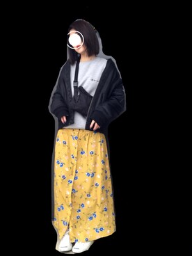 na.___.eさん(レディース・161cm)の冬コーディネート