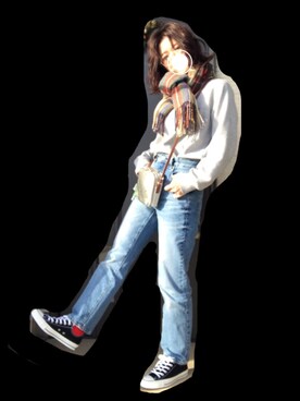 na.___.eさん(レディース・161cm)の冬コーディネート