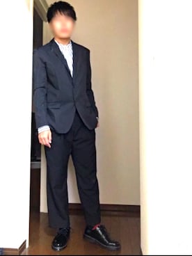 「Calvin Klein PLATINUM（カルバン・クライン プラティナム）のアイテム（ジャケット/アウター）」を使った、りゅうさん（メンズ・176cm）の秋コーディネート