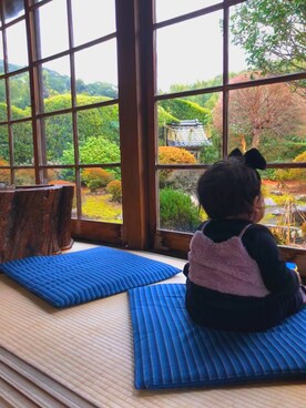 「miel（ミエル）のアイテム」を使った、りこたんさん（キッズ・70cm）の冬コーディネート