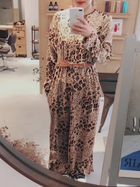 「美容室」｜「アイテム（ワンピース）」を使った、me＊さん（レディース・151cm）の冬コーディネート