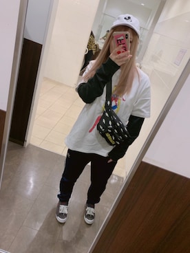 「POLO（ポロ）のアイテム（シューズ）」を使った、えびさん（レディース・160cm）の春コーディネート