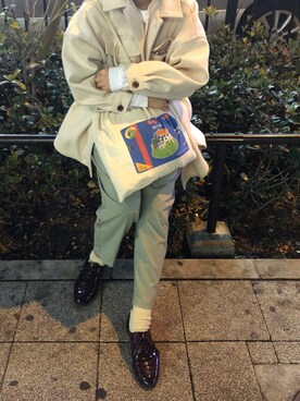 「SM2（エスエムツー）のアイテム（ジャケット/アウター）」を使った、ナギサさん（レディース・160cm）の冬コーディネート