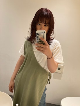 「アイテム（ワンピース/ドレス）」を使った、ナギサさん（レディース・160cm・10代）の夏コーディネート