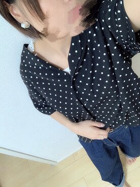 「TIMELESS&THREE（タイムレスアンドスリー）のアイテム」を使った、ゆ。さん（レディース・158cm）の春コーディネート