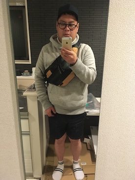 「soe（ソーイ）のアイテム（デニムパンツ）」を使った、かっしーさん（メンズ・172cm）の春コーディネート