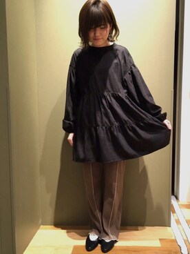 Harunaさん（レディース・152cm）の冬コーディネート