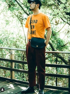 「ANVIL（アンヴィル）のアイテム」を使った、DAISUKE  UCHIKAWAさん（メンズ・180cm）の冬コーディネート