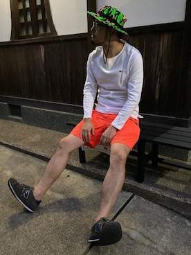 「MOCEAN（モーシャン）のアイテム」を使った、DAISUKE  UCHIKAWAさん（メンズ・180cm）の春コーディネート