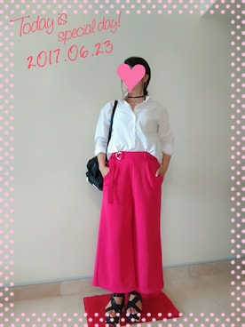 「mini（ミニ）のアイテム（バッグ）」を使った、Mi.さん（レディース・164cm）の夏コーディネート