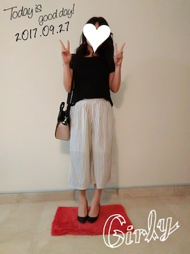 「AS KNOW AS」｜「アイテム（パンツ）」を使った、Mi.さん（レディース・164cm）の秋コーディネート