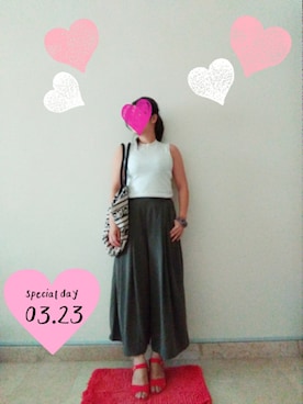 「rubi」｜Mi.さん（レディース・164cm）の春コーディネート