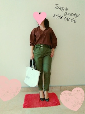 「OCEAN UNION GENERAL STORE（オーシャンユニオン）のアイテム」を使った、Mi.さん（レディース・164cm）の夏コーディネート