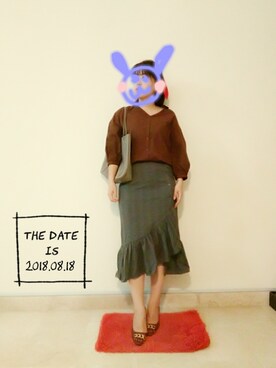 「Sweet（スウィート）のアイテム」を使った、Mi.さん（レディース・164cm）の夏コーディネート