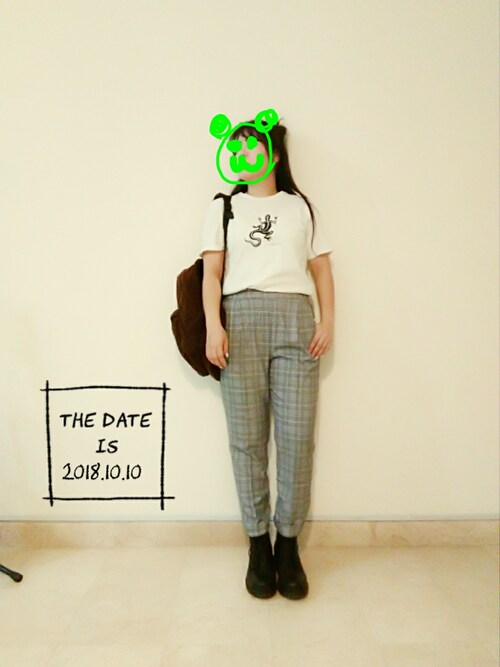 チェックパンツ の人気ファッションコーディネート 地域 シンガポール Sciaky