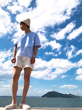 「ネサーンス」｜COPE(コペ)さん（メンズ・176cm）の夏コーディネート