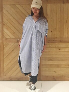 「relume」｜JOURNAL STANDARD relume町田店スタッフさん（レディース・161cm）の夏コーディネート