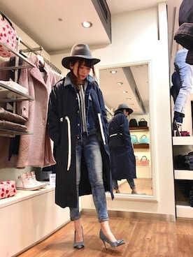 yuuuuiさん(レディース・156cm)の冬コーディネート