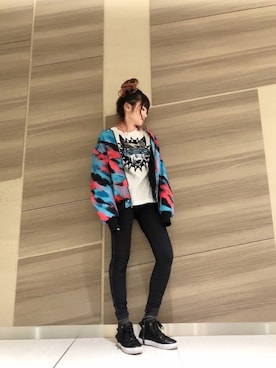 yuuuuiさん（レディース・156cm）の冬コーディネート