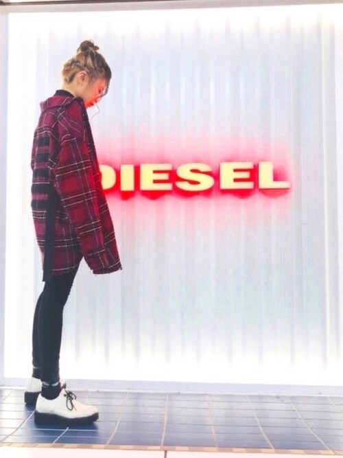 Yuuuui Diesel Echika Fit 東京 Dieselのシャツ ブラウスを使ったコーディネート Wear