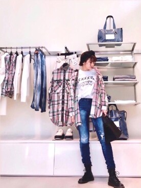 yuuuuiさん（レディース・156cm）の春コーディネート