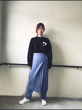「LAKOLE（ラコレ）のアイテム（レッグウェア）」を使った、山 明花/  ソルさん（レディース・166cm）の春コーディネート