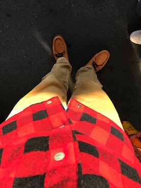 「WOOLRICH（ウールリッチ）のアイテム（カバーオール）」を使った、darumaさん（メンズ・182cm）の春コーディネート