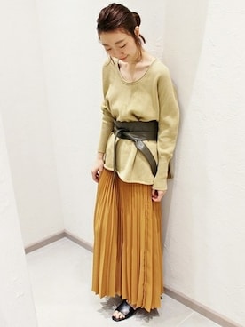 erikaさん（レディース・162cm）の春コーディネート