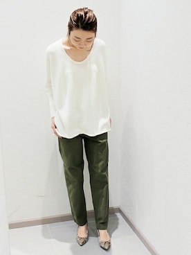 erikaさん（レディース・162cm）の春コーディネート