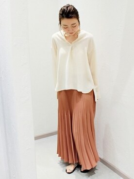 erikaさん（レディース・162cm）の春コーディネート