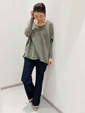 erikaさん（レディース・162cm）の春コーディネート