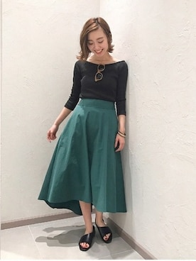 erikaさん（レディース・162cm）の春コーディネート